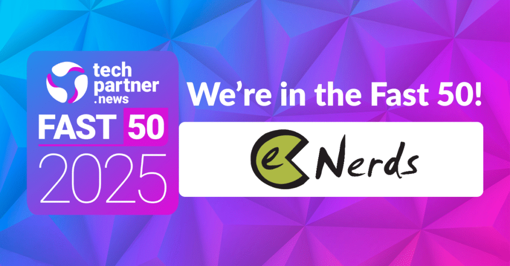 we're in the fast 50 logo